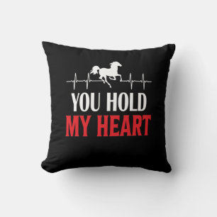 Coussin Cheval Art Vous Tenez Mon Coeur