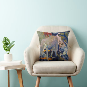 Coussin Cheval Blanc par Paul Gauguin, Beaux-Arts Anciens