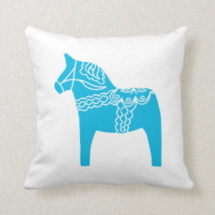 Coussin Cheval bleu de Dala