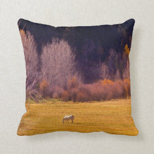 Coussin Cheval dans l'automne I