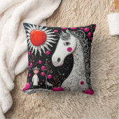 Coussin Cheval de dessin animé (Couverture)