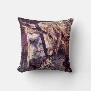 Coussin Cheval de Giovanni Boldini, Art Vintage