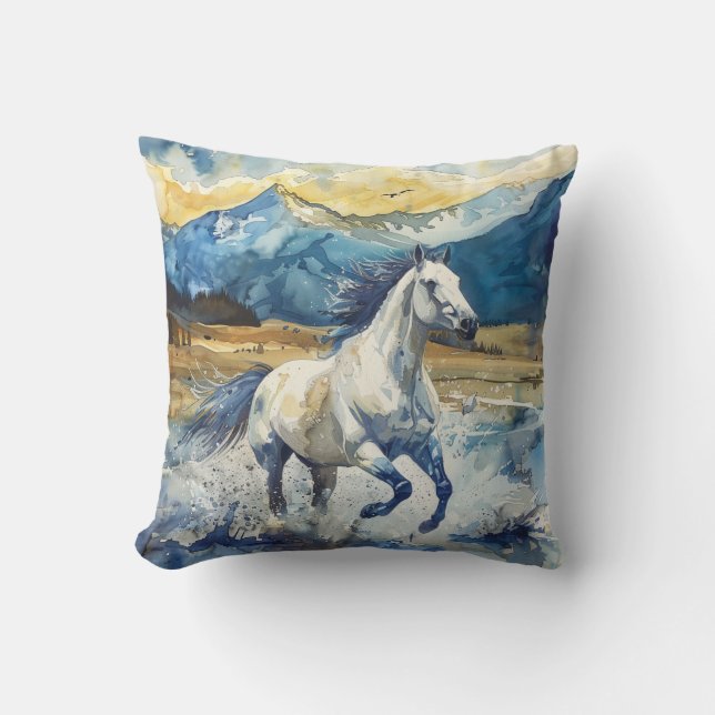 Coussin Cheval de montagne (Recto)