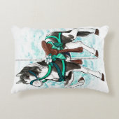 Coussin Cheval de Peinture Carousel (Devant)