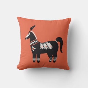 Coussin Cheval décoré