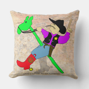 Coussin Cheval en bois Talking Canyons, Nouveau-Mexique