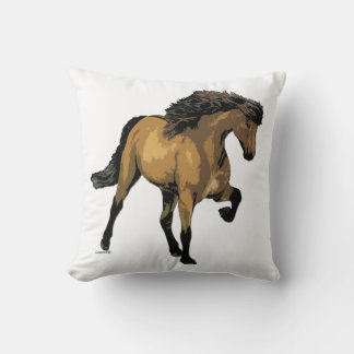 Coussin Cheval islandais Buckskin en Nouvelle Vogue