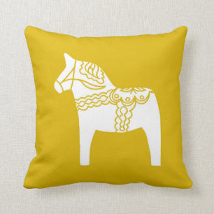 Coussin Cheval jaune de Dala