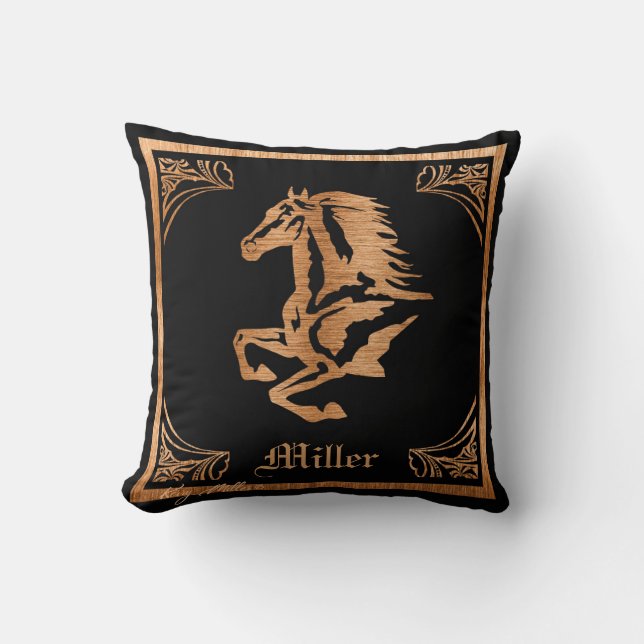 Coussin Cheval Jeu d'oreiller (Recto)