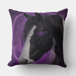 Coussin Cheval Mystique Purple Moon