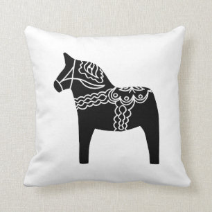 Coussin Cheval noir de Dala