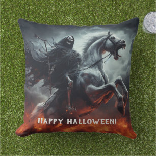 Coussin Cheval pâle et la mort Halloween