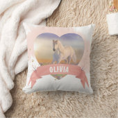 Coussin Cheval personnalisé (Couverture)