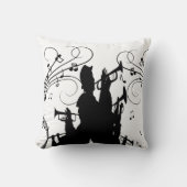 Coussin Cheval Section Trumpet Jazz Music (Recto)