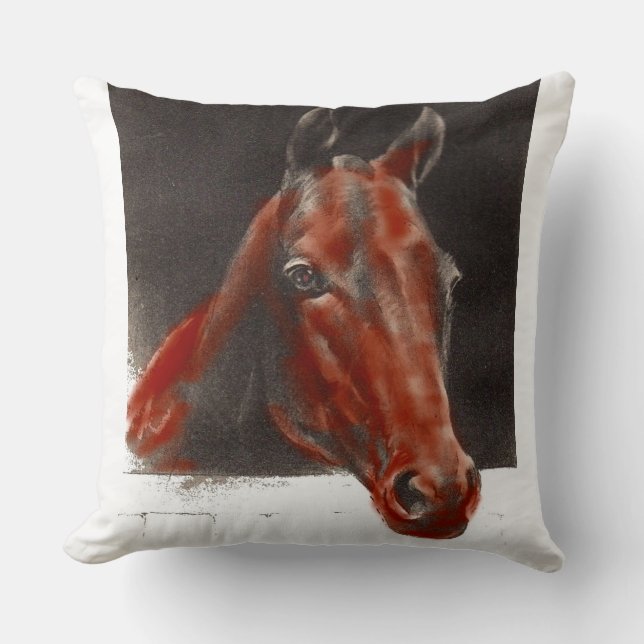 Coussin cheval sympathique (Recto)