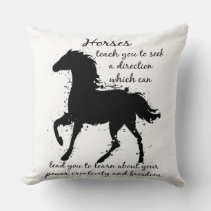 Coussin Cheval Totem Animal Spirit Guide Sagesse ou Consei
