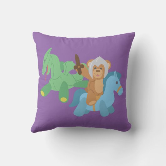 Coussin Chevalier de l'ours Teddy (Verso)