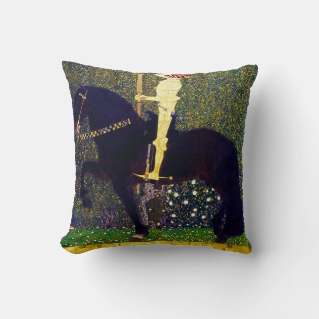 Coussin Chevalier d'or, Gustav Klimt (Recto)