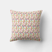 Coussin Chevauchement Abstrait Motif de coeur (Verso)