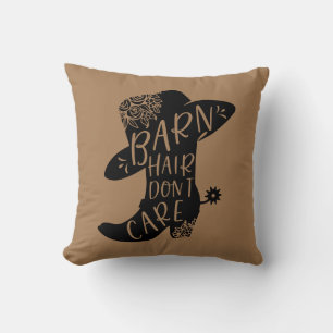 Coussin Cheveux de grange, on s'en fiche