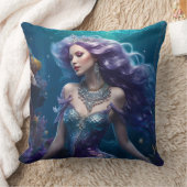Coussin Cheveux mauve de sirène (Couverture)
