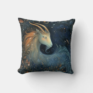 Coussin Chèvre Capricorne Zodiaque Astrologie Anniversaire