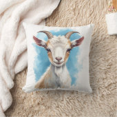 Coussin Chèvre de bébé souriant (Couverture)