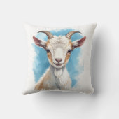 Coussin Chèvre de bébé souriant (Verso)