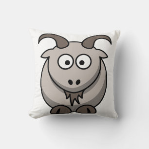 Coussin Chèvre de l'exploitation agricole amusante