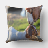Coussin Chèvre et bébé de mère (Verso)