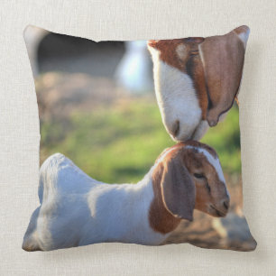 Coussin Chèvre et bébé de mère