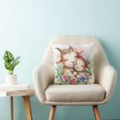 Coussin Chèvre Mère et Bébé (Chaise)