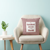 Coussin Chevron Grand papa au monde (Chaise)