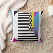 Coussin Chevron Rayures Triangles (Couverture)