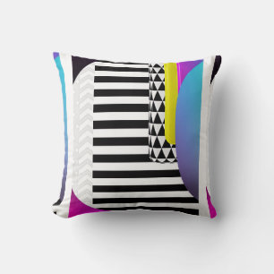 Coussin Chevron Rayures Triangles
