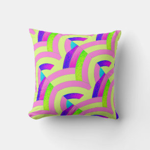 Coussin chevrons chic modernes sophistiqués