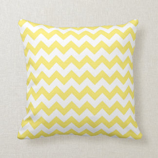 Coussin Chevrons jaunes lumineux