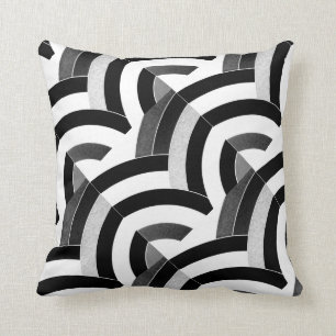Coussin chevrons sophistiqués modernes chics