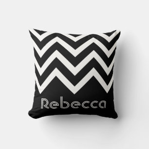 Coussin Chevrons tendance moderne Personnalisé