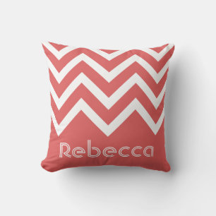 Coussin Chevrons tendance moderne Personnalisé
