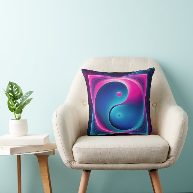 Coussin Chi Fusion : Les énergies dynamiques de Yin Yang (Chaise)