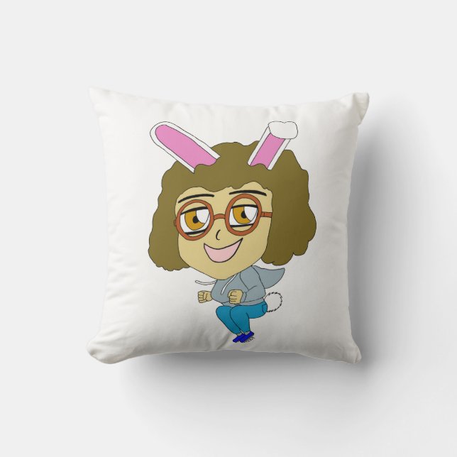 Coussin chibi bunnygirl (Recto)