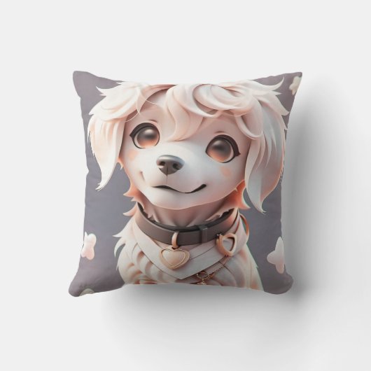 Coussin Chibi Golden Retriever Puppy (Verso)