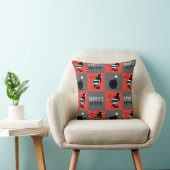 Coussin Chibi Harley Quinn Checker Motif (Chaise)