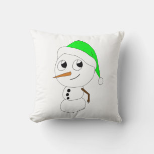 Coussin chibi snowman