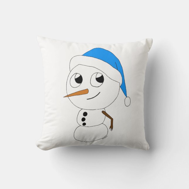 Coussin chibi snowman (Recto)