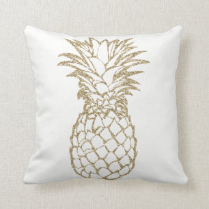 Coussin chic de carreau d'ananas de parties