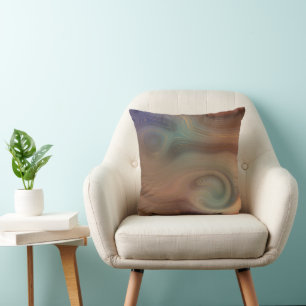Coussin Chic Earthy   Agate en pierre de cuivre naturel