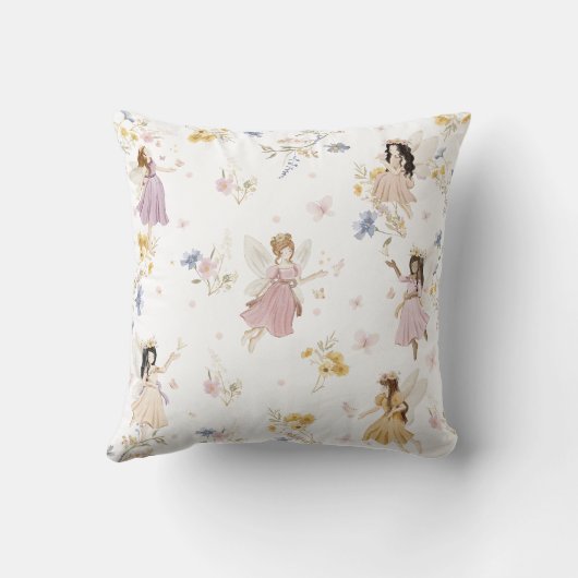 Coussin Chic Fairies Fleur sauvage Meadow (Verso)