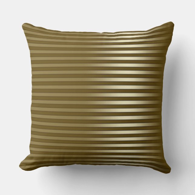 Coussin Chic Gold strié (Recto)